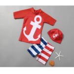 Đồ Bơi Trẻ Em – Bộ Đồ Bơi Mỏ Neo – Kèm Mũ