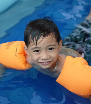 Phao tay tập bơi bơm hơi