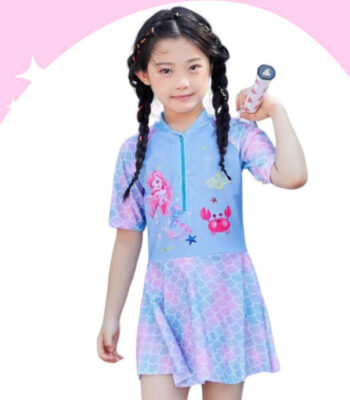 Bộ Đồ Bơi Tiên Cá – Màu Xanh – sunk94
