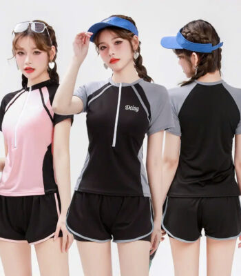 Bộ Đồ Bơi Nữ Có Khoá Kéo MS50